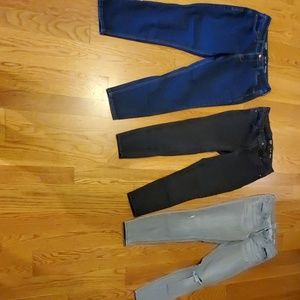 Crown & Ivy denim: grey, black and blue